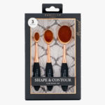 danielle shape & contour oval brushes