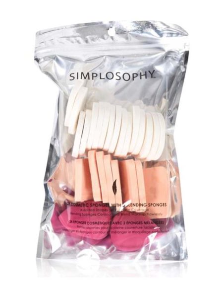 24 ASSORTED COSMETIC SPONGES