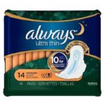 Always Utra Thin 14pads overnight