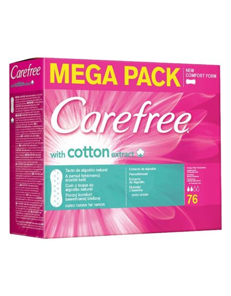 Carefree Megapack Pantyliner 76