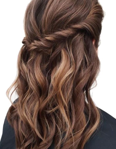 Chocolate royal curls