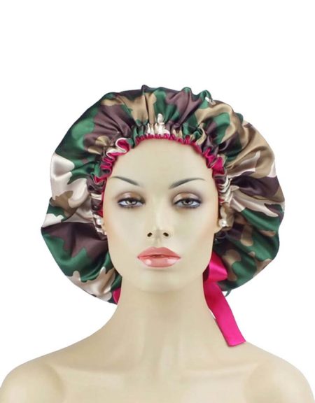Drawstring Satin Cap