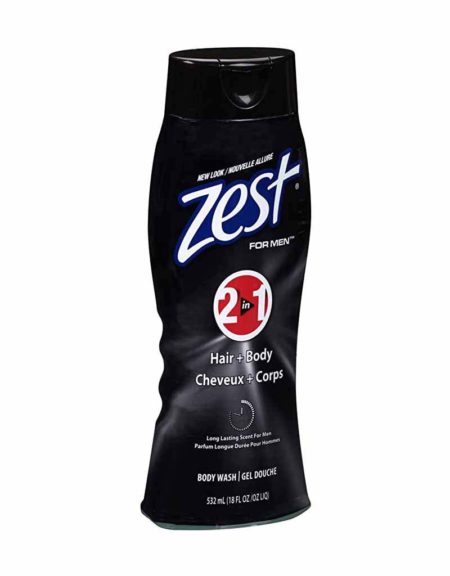 Zest 2in1 hair and body wash
