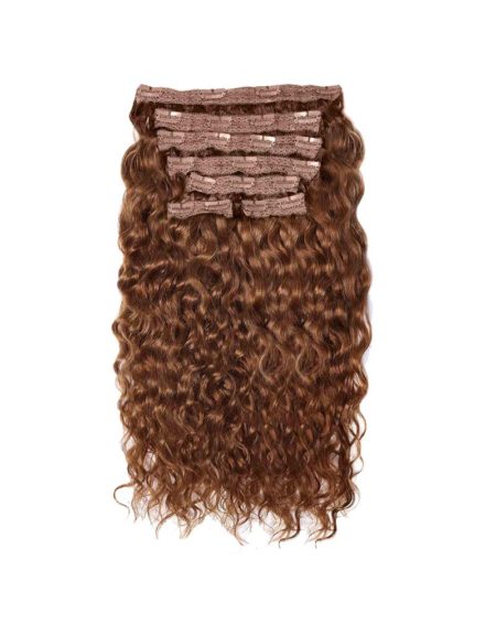 chocolate gold french curl 14"
