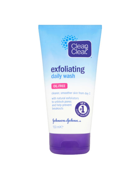clean and clear exfol. daily wash